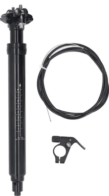 Zdjęcie produktu dla Rowerowa sztyca podsiodłowa, 31,6 mm, skok 100 mm, prowadnica wewnętrzna, sztyca ze stopu aluminium do rowerów górskich