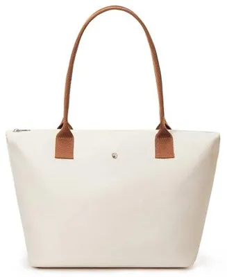 Produktbild von Faltbare Tragetasche für Frauen - Geräumige Handtasche mit Reißverschluss und wasserdichtem Nylon