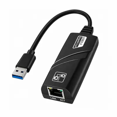 Produktbild von USB 3.0 LAN Adapter 1000 Mbit/s – USB Typ A auf RJ45 Ethernet Netzwerkadapter für Laptop, Notebook & PC