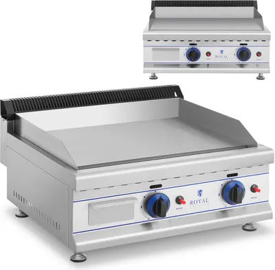 Produktbild von Glattgas-Doppelgrill für LPG / Propan-Butan 2 x 3000 W 30 mbar