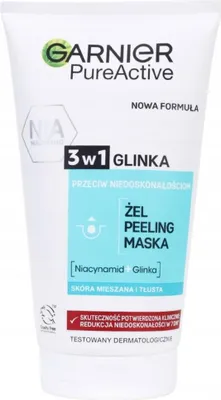 Produktbild von GARNIER Clean Haut 3in1 Gel-Peeling-Maske 150ml