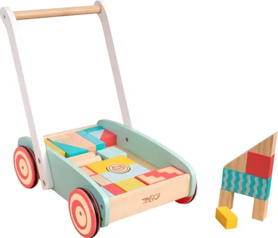 Produktbild von Lauflernwagen mit Bausteinen  Mehrfarbig