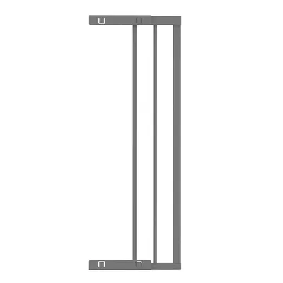 Produktbild von GEUTHER Verlängerung Easylock Plus & Easylock Wood Plus | Anthrazit | +8 cm | Metall | Stecksystem | Für Tür- & Treppenschutzgitter