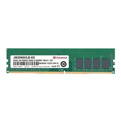 Obrázek produktu pro Transcend JetRam JM2666HLB-16G, 16 GB, 2 x 8 GB, DDR4, 2666 MHz, 288-pin DIMM