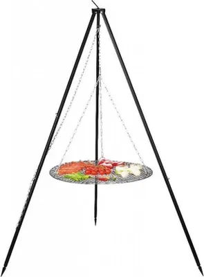 Produktbild von Schwenkgrill NOBEL Rohstahlrost Höhe 180 cm Ø70 cm Dreibeingrill Feuerstelle