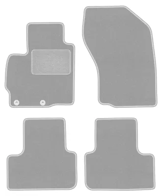 Productafbeelding van Velours automatten voor Mitsubishi ASX 2010-2019 (crossover) – 4-delig, grijs, op maat – Wielganizator OSLO