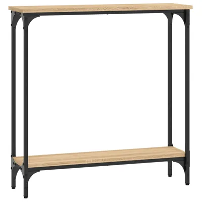 Image de Table console Chêne Sonoma 75x22,5x75 cm Bois d'ingénierie