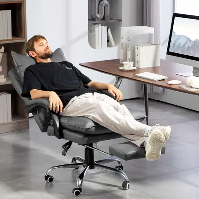 Obrázok produktu pre Ergonomická kancelárska stolička – kancelárska stolička – pracovná stolička – počítačová stolička – nastaviteľná výška sedadla 55-63 cm