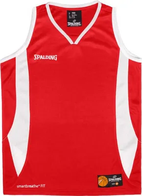Image de Spalding Jam Basketball Jersey Kids - Rouge / Blanc