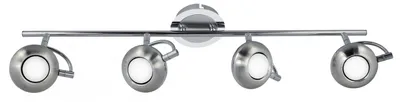 Produktbild von LED Deckenlampe, Chrom, bewegliche Spots, L 70 cm