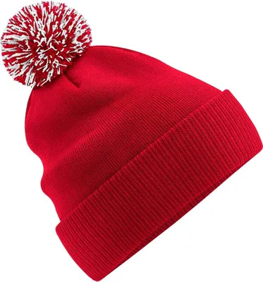Immagine prodotto di Beechfield - Berretto in materiale riciclato PC4699 (taglia unica) (rosso/bianco)