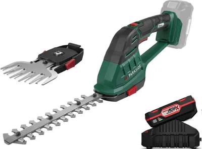 Produktbild von PARKSIDE 20V Akku-Gras- und Strauchschere PAGS 20-Li mit Akku und Ladegerät