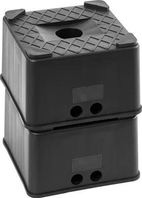 Obrázok produktu pre 2x Bloky na zdvihák prívesu 2722 kg - Vyrovnávacie bloky pre karavany - Výškové bloky pre prívesy 152,4 mm