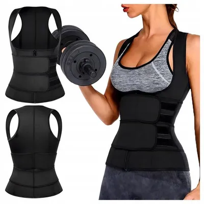 Produktbild von Damen-Fitness-Trainingsweste aus Neopren, Größe S