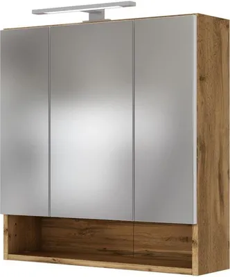 Produktbild von Spiegelschrank Sefa 60cm 3 Türen - Eiche wotan