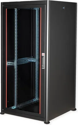 Obrázok produktu pre ROLINE 26.21.0208, Voľne stojací rack, 32U, 600 kg, Koľajnice racku, Nastaviteľné nohy, 77 kg