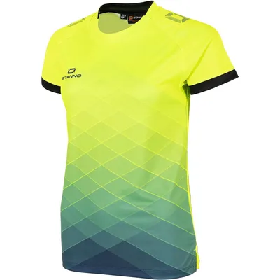 Produktbild von Stanno Altius Trikot Kurzarm Damen - Lime / Marine  | Größe: XL