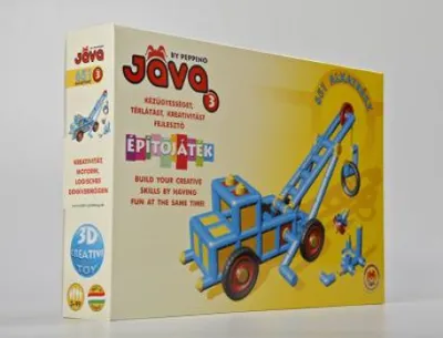 Obrázok produktu pre Java 3 trojrozmerný plastový zásuvný systém kompatibilný s plastovými dielmi 3-D build 651 dielov stavebnice