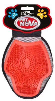Obrázek produktu pro Pet Nova – rukavice na rozčesávání srsti 3 v 1 – univerzální