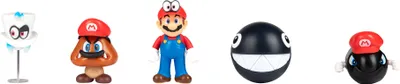 Produktbild von Jakks Pacific Super Mario Bros Mario Super Odyssey Figur 6.5 Cm Golden Golden One Size