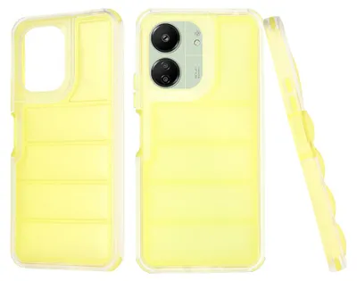 Produktbild von Techsuit Wave Shield Back Cover Hülle für Xiaomi Redmi 13C 4G/5G / Xiaomi Poco C65 - Gelb