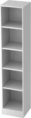 Produktbild von Regal schmal 6040, 5 OH 40,6 x 40 x 200,4 cm (BxTxH)