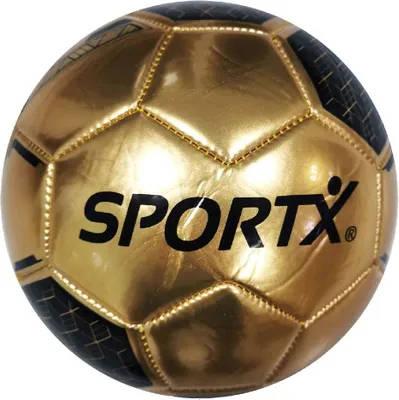 Produktbild von SportX Fußball Gold Metallic 330-350g - langlebiger Fußball