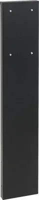 Produktbild von MEFA Säule 72 Stahl pulverbeschichtet BxHxT 205/1100/47 mm Tiefschwarz RAL 9005 Struktur
