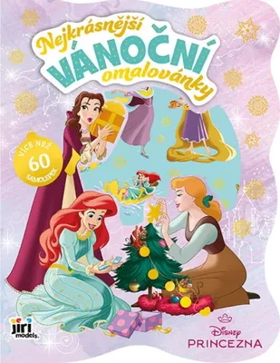 Image de Le plus beau livre de coloriage de Noël avec les autocollants des Princesses Disney