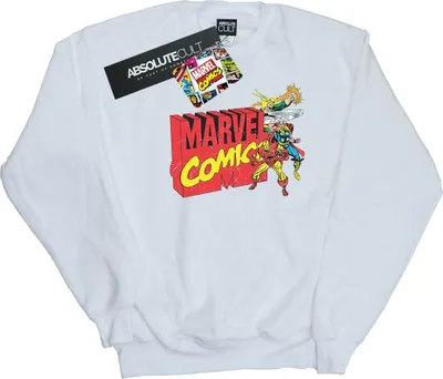 Produktbild von Marvel Comics - Sweatshirt für Damen BI25598 (M) (Weiß)