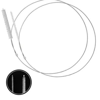 4er-Set Rohrreinigungsbürsten, 1 m, Edelstahl, 2 Größen