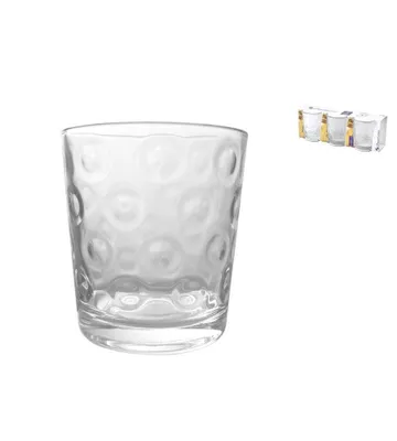 Obrázok produktu pre Pengo 8039100, Priehľadná, Sklo, 3 kusov, Kolo, Vymazať, 250 ml