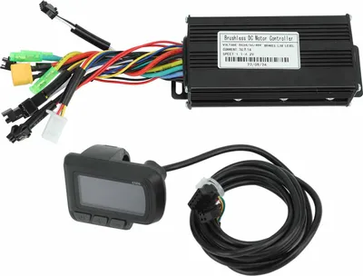 Immagine prodotto di Set di controller per biciclette elettriche con display LCD, 24 V, 36 V, 48 V, da 500 W a 750 W, 26 A, onda sinusoidale a 3 modalità per scooter