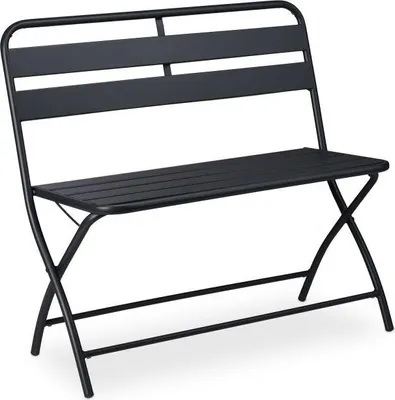 Image de Banc de jardin pliable 2 places