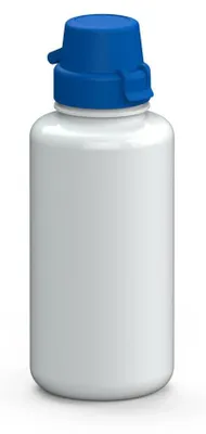 Image de Gourde « School » 700 ml - Gourde robuste en Tritan - bonne prise en main - idéale pour un usage quotidien - blanc/bleu