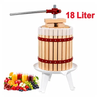 Produktbild von Obstpresse Saftpresse Fruchtpresse Obst Weinpresse inkl. Presstuch 18 L
