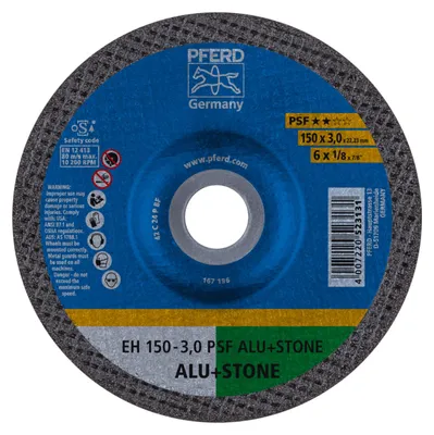 Produktbild von PFERD 61823326, Schneidedisk, Aluminium, Eisenguss, Beton, Nicht-eisenhaltiges Metall, Stein, Kachel, 15 cm, Jede Marke, Flache Mitte, 2,22 cm