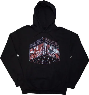 Obrázek produktu pro The Killers - Mikina s kapucí "Tour '24 Rebel Diamonds" pro muže/dámy Uni RO13082 (S) (Black)