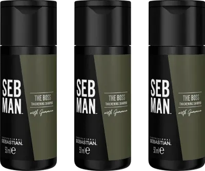 Produktbild von The Boss Thickening Shampoo 3x50 ml