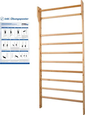 Produktbild von Sprossenwand Kletterwand Turnwand Klettergerüst Gymnasik Fitness, 100x230 cm