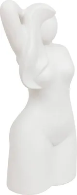 Produktbild von Statue frau "soleya" h28cm weiß  - Atmosphera créateur d'intérieur