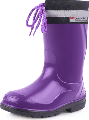 Produktbild von Ladeheid Kinder Mädchen Jungen Gummistiefel mit Stulpe LA-972 (Violett/Schwarz, 31 EU)