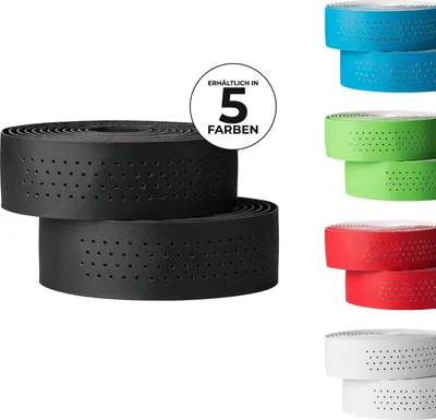 Produktbild von Fahrrad Lenkerband Extra Dry selbstklebend inkl. Alu Lenkerstopfen, Farbe:Blau
