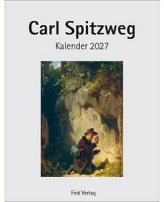 Produktbild von Kalender Carl Spitzweg 2027, 19 x 24,5 cm, mit 12 Kunstkarten, dreisprachig