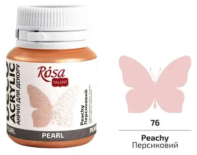 Obrázek produktu pro ROSA TALENT Perleťová akrylová dekorativní barva 20 ml - 80 Pistácie