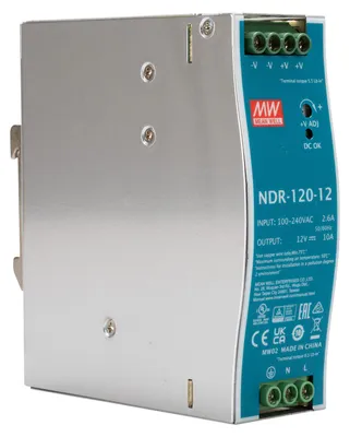 Image de Mean Well NDR-120 Rail DIN SNT Rail DIN 120W 12V/10A