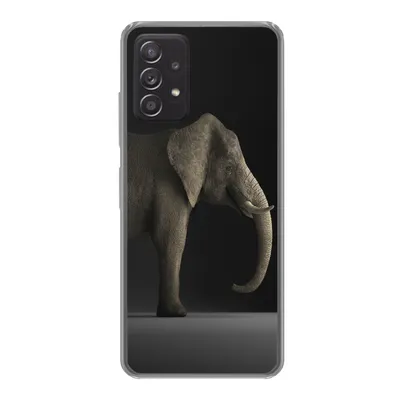 Produktbild von MuchoWow® Handyhülle Schutzhülle Hülle für Samsung Galaxy A53 5G Elefant - Tiere - Licht Silikon Softcase Handy Hülle - Schutzabdeckung