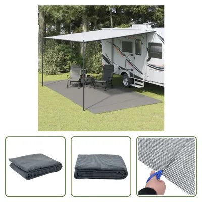 Obrázok produktu pre The Living Store Campingteppich Anthrazit 6x3 m