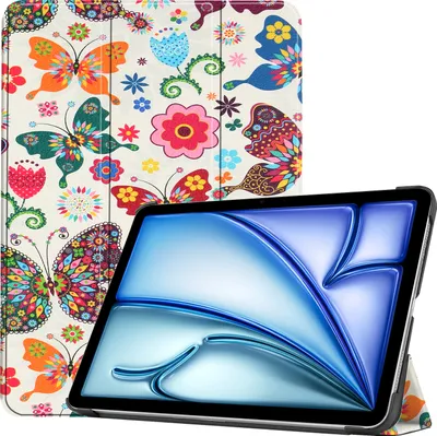 Produktbild von Smart Cover Hülle für Apple iPad Air 10.9 2020/2022 4/5 Generation iPad Air 11 2024 M2 11 Zoll Schutzhülle Flip Case aufstellbare Tasche Bookstyle Design