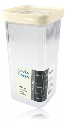 Produktbild von Dunya Vorratsdose Quadratisch 1,2 L Kunststoff